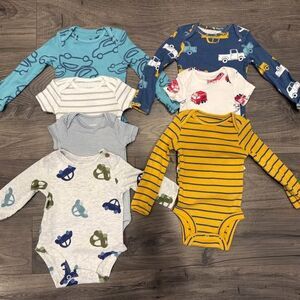 Carters Newborn Boy Onesie Bundle